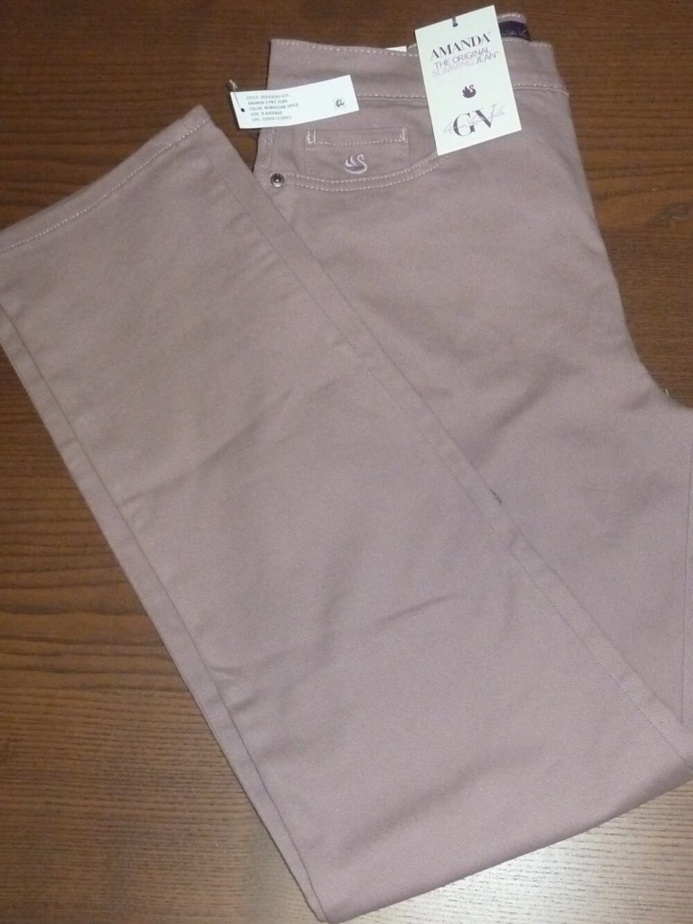 Gloria Vanderbilt Womens 30x29 Slimming Classic Rise Tapered